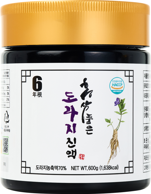 풍기농부 홍삼품은도라지진액 도라지청 약도라지청 배도라지청 국내산, 600g, 1개