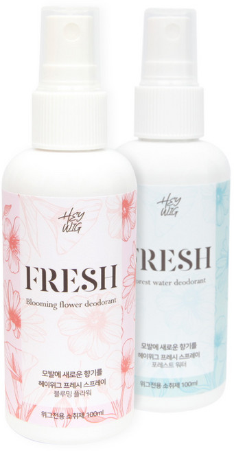 헤이위그 프레시 스프레이 가발전용 소취제 탈취제, 블루밍플라워, 1개, 100ml