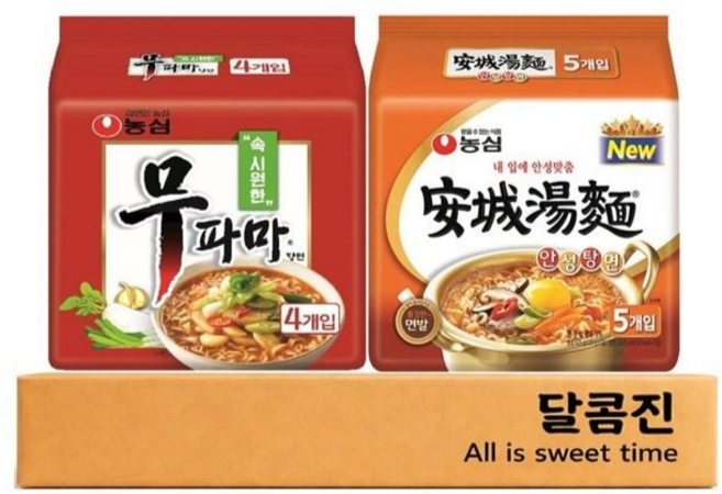 농심 무파마 4개 + 안성탕면 5개, 9개
