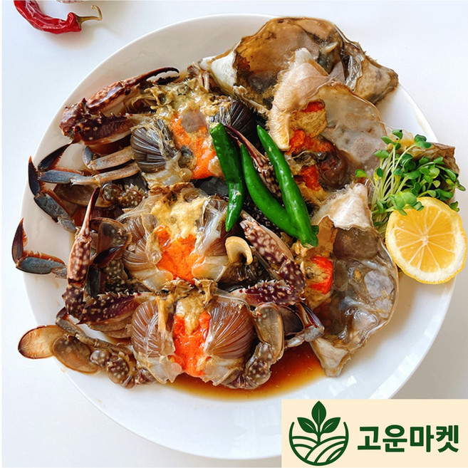 [고운마켓] (국내산 100%) 재구매율1위 / 알배기 암꽃게로 만든 간장게장, 1개, 3kg