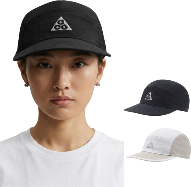 국내 매장 나이키 러닝 ACG 스포츠 드라이핏 트레일 클럽 블랙 볼캡 모자, L/XL, 1개