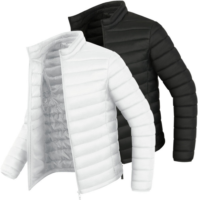 남성 골프 경량패딩 다운라이크 얇은 패딩 점퍼 퀼팅 자켓 남자 겨울 골프웨어 빅사이즈