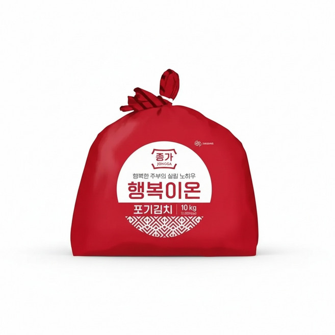 [종가집]종가 행복이온 중부식 포기김치 10kg, 맘씨고운 전라도 포기김치 10kg +(증정)