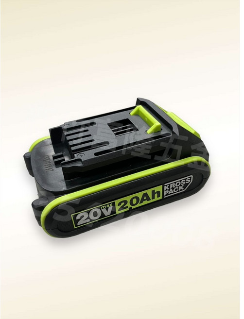 威克士WORX 20V大腳板綠色電池 (2.0AH/4.0AH/5.0AH), 1個, 20V 2.0Ah 新款綠色電池, 2Ah