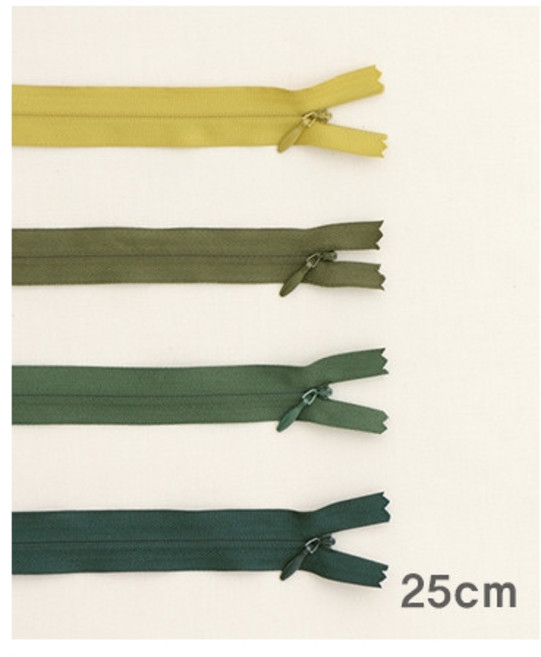 퀼트스타 [컬러선택] 콘솔지퍼 숨은 콘실지퍼 25cm_22~25, 1개, 22 딥 머스타드