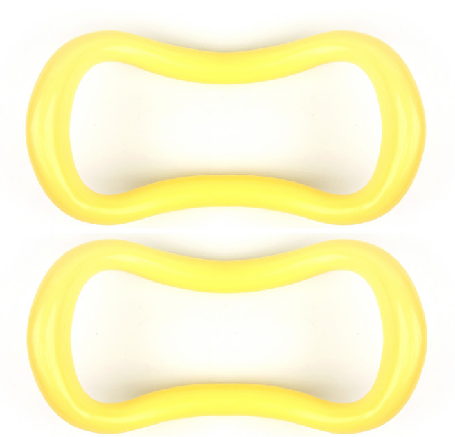 뮤트스포츠 1+1 종아리 하드타입 요가링, 4.레몬옐로우, 1개