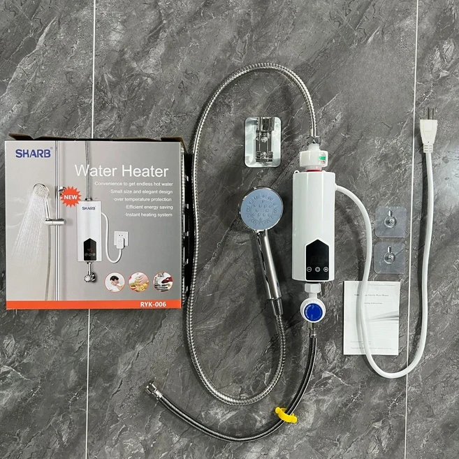 즉석온수기 소형 가정용 일정온도 욕실용 빠른 가열 히터 무료 물, 03 shower 3500W-US