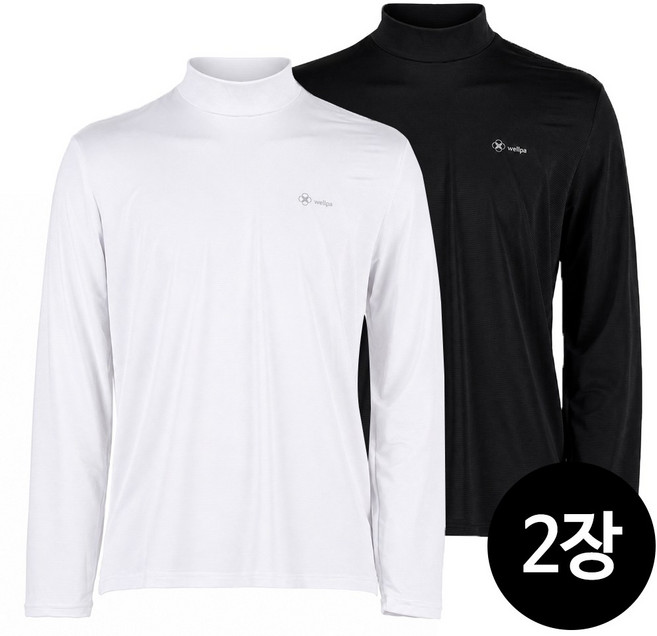 [SPM] 1+1 WB쿨스판반폴라 남자 남성 냉감 아이스 쿨링 반목티 기능성 작업복 등산복 UV차단 골프 이너웨어 빅사이즈