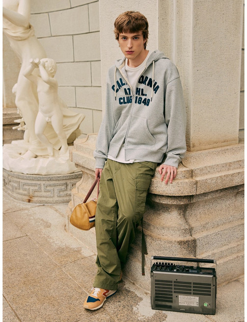 후아유 공용 Cotton Nylon Cargo Pants / WHTAE2311U