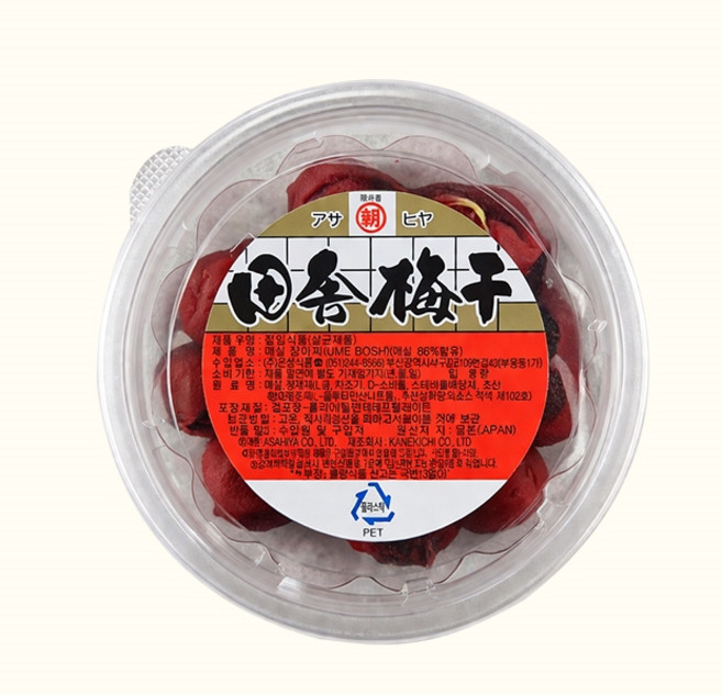 ASAHIYA 매실장아찌 우메보시, 270g, 1개