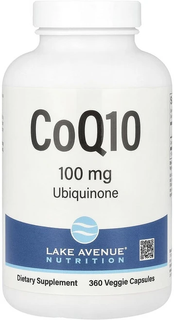 Lake Avenue Nutrition CoQ10 USP 등급 유비퀴논100mg 360정, 1개 - 쿠팡