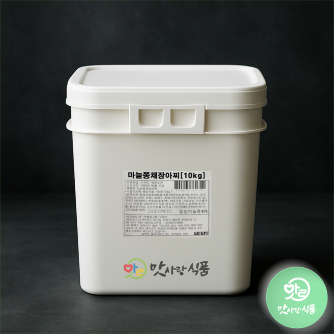 마늘쫑채 장아찌(선우) 10kg 식당 대용량 업소용 반찬 밑반찬 절임 마늘종 마늘쫑, 1개