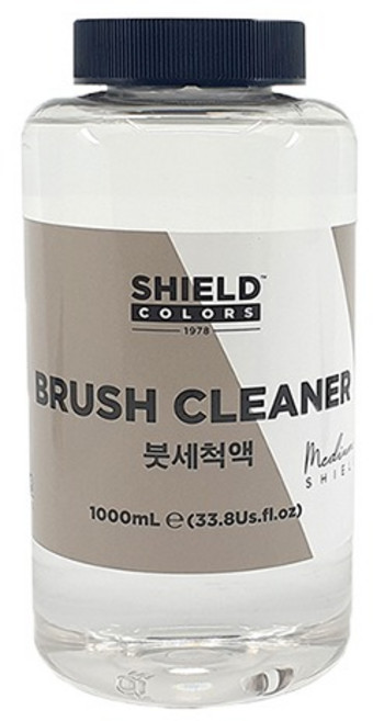 쉴드 붓빨이 붓세척액 유화전용 세척제 1000ml