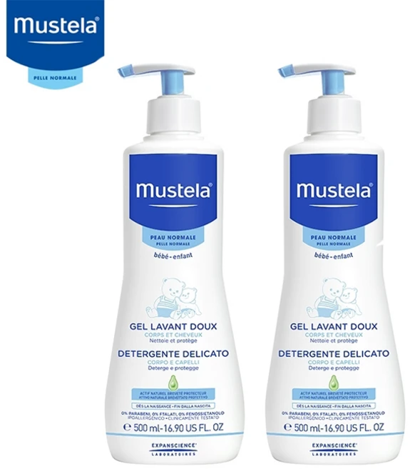 무스텔라 젠틀 클렌징 젤 500ml 2개 - 쿠팡