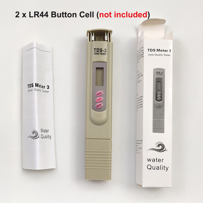 펜 테스터 측정 측정기 테스트 물 경도 GH/DH TDS PH 휴대용 디지털 도구 수족관 9990ppm 범위 물고기, without button cell, 1개