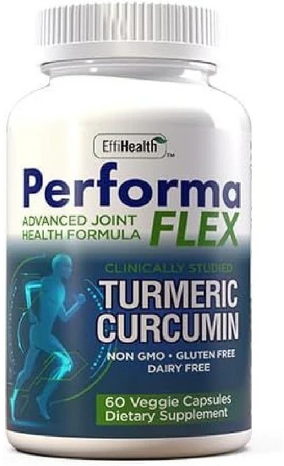 [해외]Performa Flex Meriva Turmeric Curcumin Tart Cherry & Ginger Supplement Vegetarian Capsules, 1개, 60정 - 쿠팡
