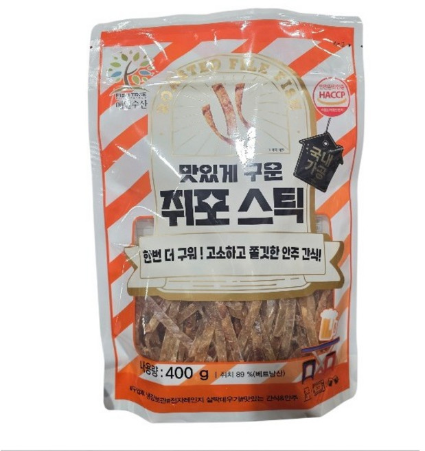 코스트코 피쉬트리 구운 쥐포스틱, 1개, 400g