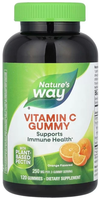 네이쳐스웨이 비타민C Natures Way Vitamin C Gummies 250mg 120정, 1개 - 쿠팡