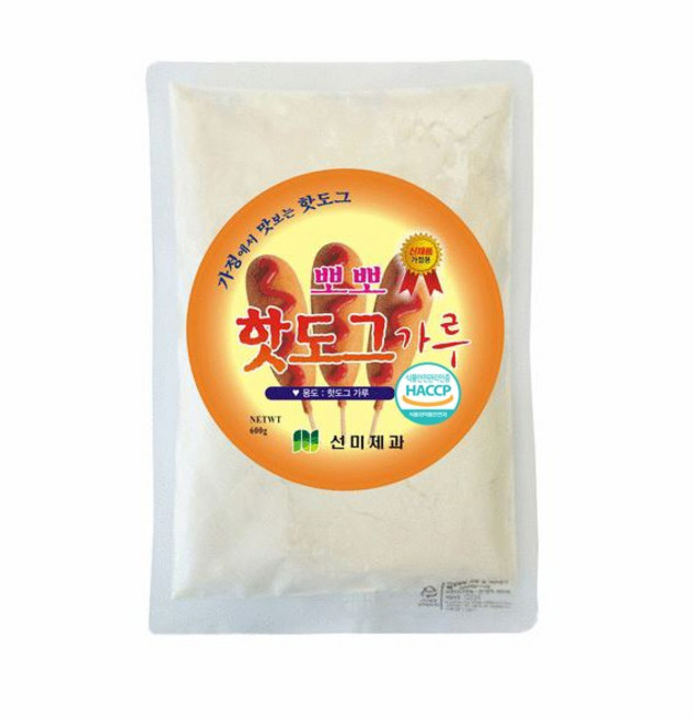 [선미c&c] 핫도그가루 600g, 1개