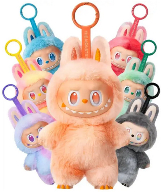 Labubu 귀여운 봉제 키링 (가방 & 열쇠용 액세서리), 1개
