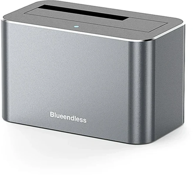 BLUEENDLESS SAS-USB 3.0 하드 드라이브 도킹 스테이션 5Gbps 고속 어댑터 2.5/3.5인치 US 플러그용 20TB, 01 Gray US PLUG