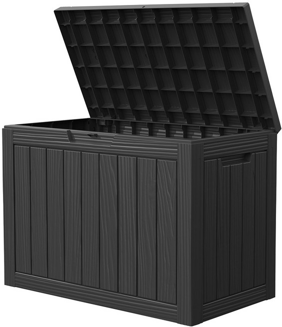 지오리빙 야외 보관함 대용량 실내외 수납 정리함 데크박스 조립식창고 마당 농기구 소형 대형 수납함, 170L(CW176A)