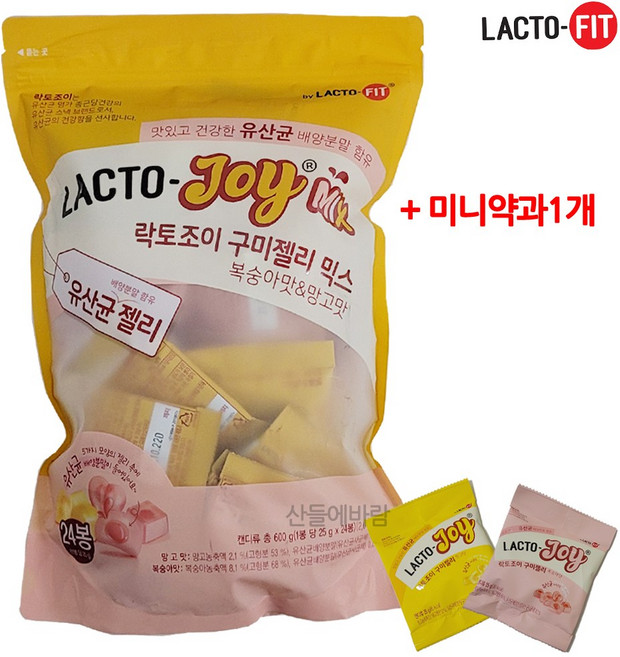 종근당건강 락토조이 구미젤리 믹스, 600g, 1개