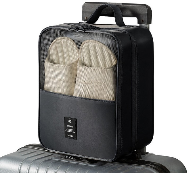 여행용 신발 3단 파우치 캐리어 수납 신발가방