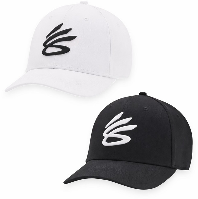 정품 슈테판 커리 로고캡 언더아머 스냅백 골프 야구 모자 커플 남녀 공용 캡모자 남매SJ