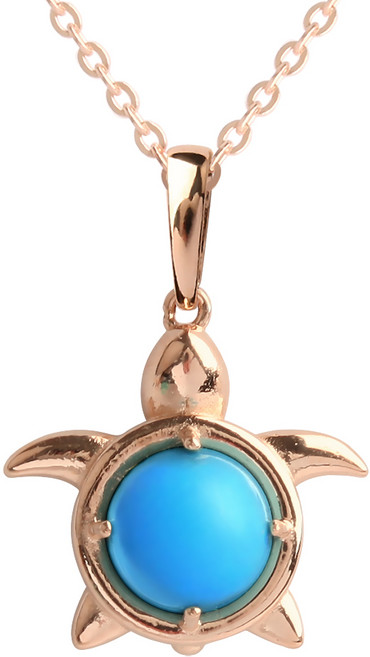 코알라주얼리 14K 터키석 거북이 펜던트