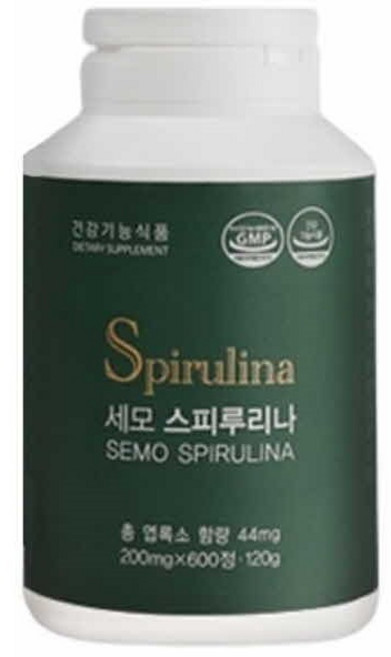 세모 스피루리나, 1개, 600정