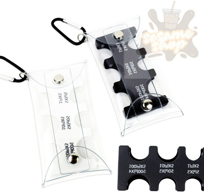 참깨샵 엔화 동전 케이스 여행용지갑