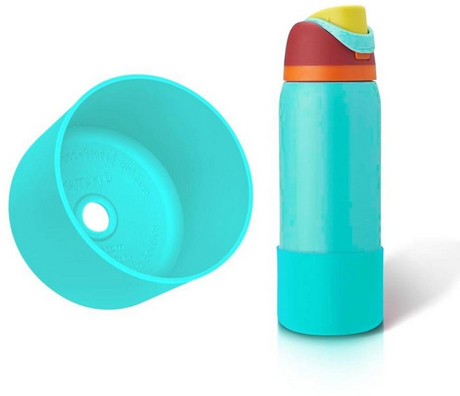 Silicone Boot for Owala FreeSip 32 Oz Higher Water Bottle Scratch-Resistant Bottom Sleeve Protec, 여름의 달콤함