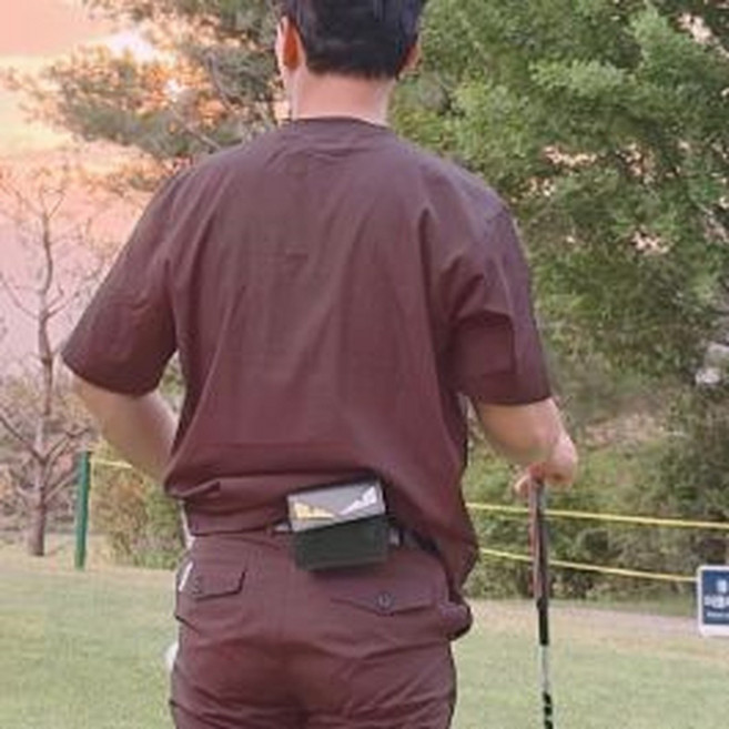이지필드 남성 골프 여름 시어서커 스트링 반팔 티셔츠