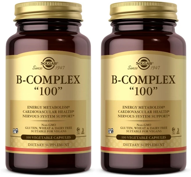 B-복합체 100 솔가 베지 캡슐, 2개, 100정 - 쿠팡