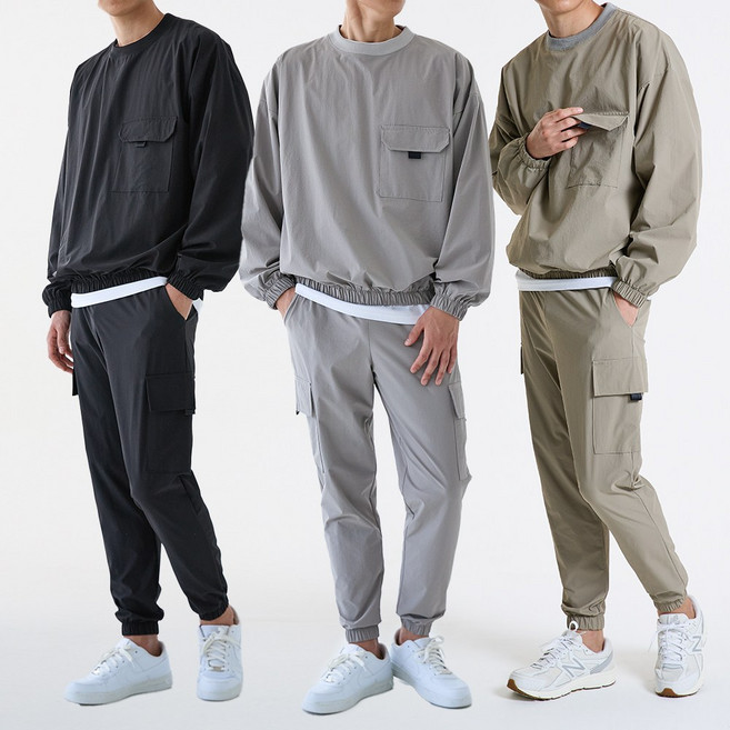 벤티브 남자 윈드맨투맨 조거팬츠 상의 하의 트레이닝복