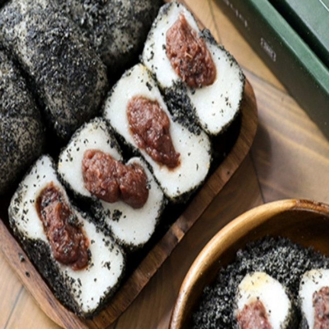 [로지프로] 당일생산 국산 흑임자찹살떡 1.2kg 찹쌀떡맛집, 60g