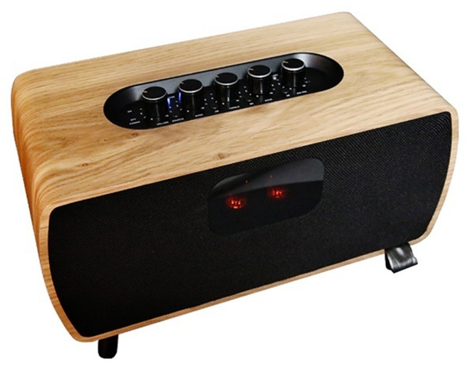 몬스타기어 클래식 듀얼 진공관 사운드 고음질 유럽풍 원목 인테리어 블루투스 스피커 GUTS CLASSIC VACUUM TUBE, 혼합색상