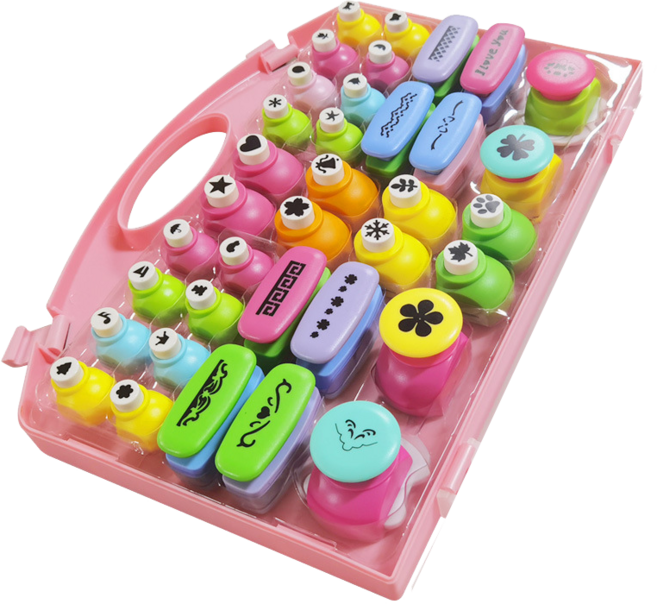 모두의브랜드 모양 펀칭기 다이어리 꾸미기 공예 다꾸 빈티지 모양 펀치 세트 모음 36종, 1세트, 모양펀치세트 36종