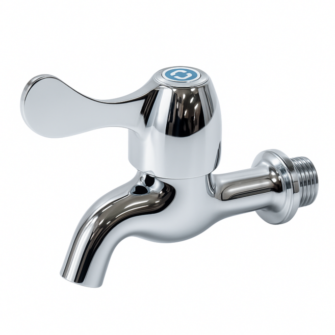 비욘드퍼니싱 국내생산 킹 원스톱 가로 수도꼭지 KC, 온수, 1개