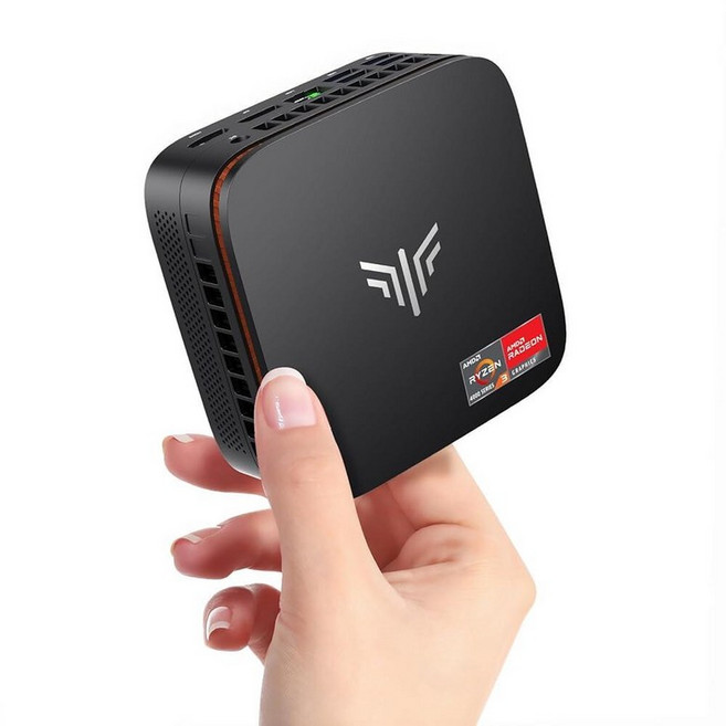 KAMRUI Pinova P1 Mini PC AMD Ryzen 4300U Mini Computers (Beats N150/10110U up to 3.7GHz) 16GB RA, AMD Ryzen 4300U /16GB+256GB