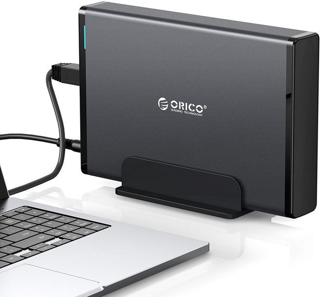 오리코 3.5형 HDD/SSD USB 3.0 SATA 하드 케이스 스탠드포함 7688, C타입