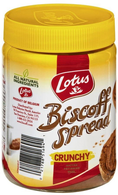 Biscoff 쿠키 스프레드 크런치 379.9g(13.4온스), 379.9g, 1개