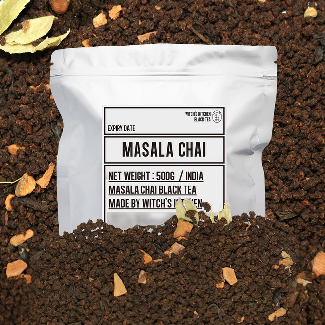 마살라차이 차이티 짜이 인도 밀크티 홍차, 1kg, 1개, 1개입
