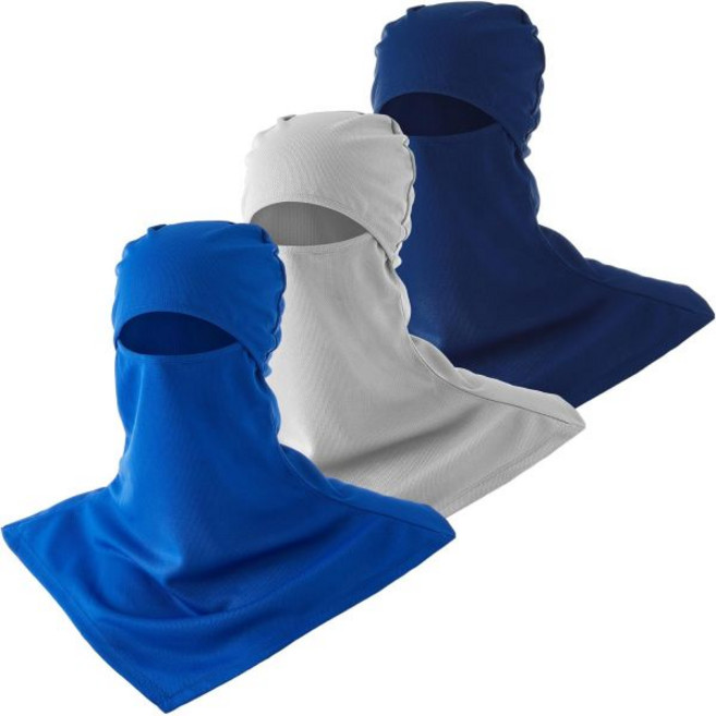새티니어 3피스 발라클라바 페이스 커버 태양 보호 넥 여름 모터사이클 마스크 남성용, 9 Light Gray, Royal Blue, Navy