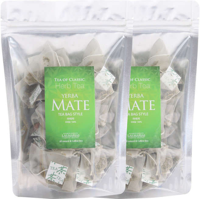 티리얼 마테차 삼각 티백차 50T 허브티, 1.5g, 2개, 25개입
