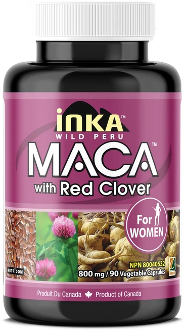 잉카마카 퍼플마카 붉은토끼풀꽃 아마씨 식물성캡슐 90정 갱년기 여성호르몬 영양제, 1개 - 쿠팡