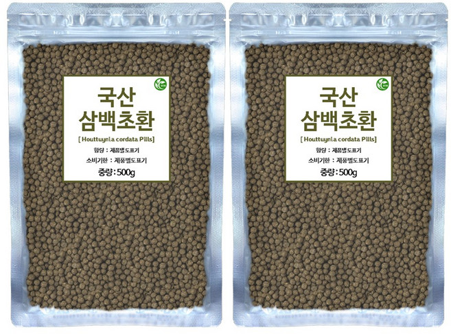 삼백초환 500g 국내산 삼백초/뽕잎/감귤껍질/맥아 사용, 2개