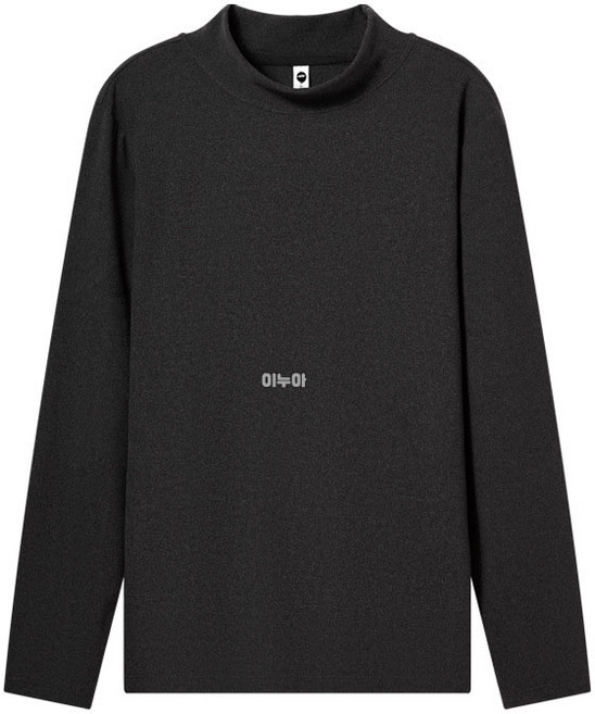 이누아 반목 긴팔 티셔츠 양면 따뜻한 상의 남녀용이너템