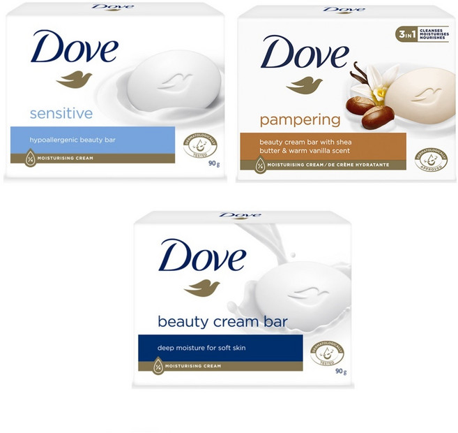 도브 비누 90g (센스티브뷰티크림시어버터) -